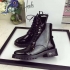 Dior BLACK GLAZED CALFSKIN ANKLE BOOT